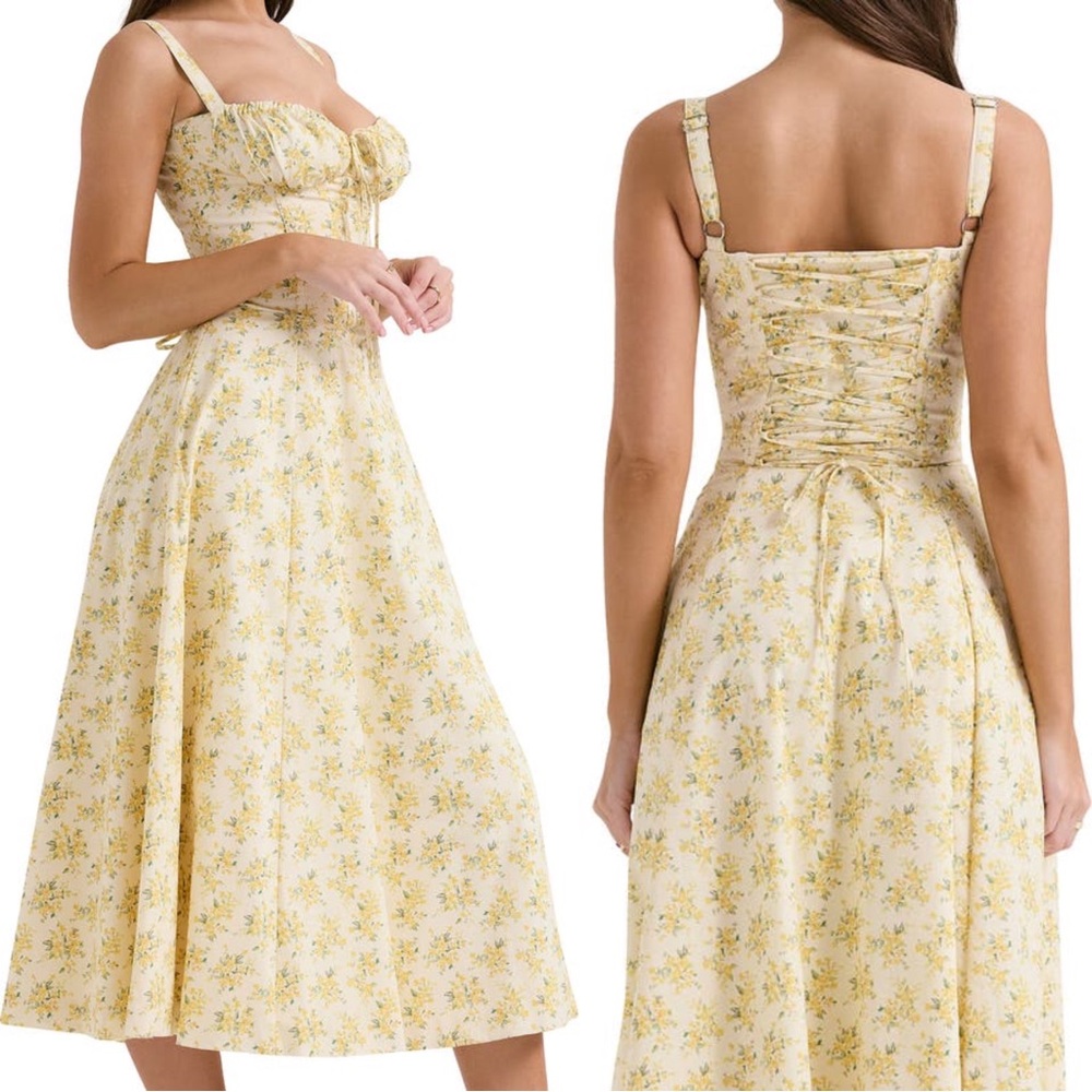 House of CB Carmen Bustier Sundress - Size Large